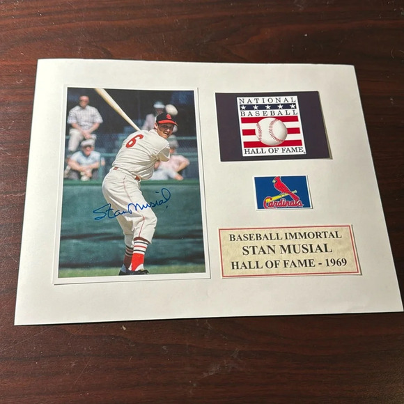 St. Louis Cardinals Stan Musial autographed photo - Picture 1 of 1